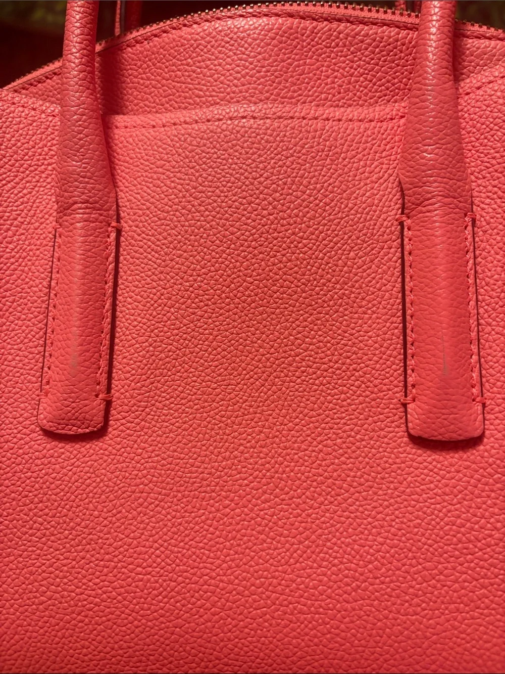 kate spade Coral Pink Pebbled Leather Satchel - Picture 5 of 9